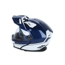 Journey Bandit Helmet - Blue/White - Double Extra Large image 7