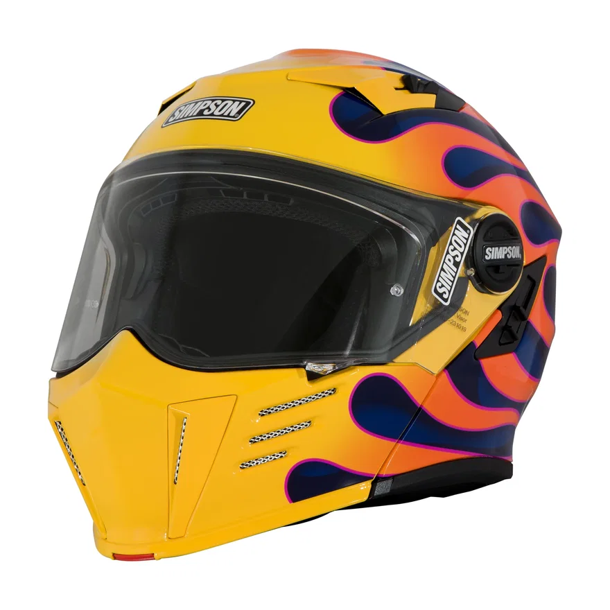 Mod Bandit Helmet - Wildfire Yellow - Medium