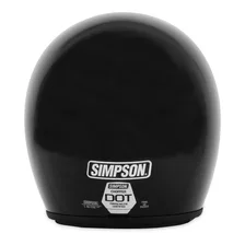 Chopper Helmet - Black - Double Extra Large image 2
