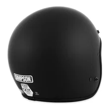Chopper Helmet - Flat Black - Extra Large image 5