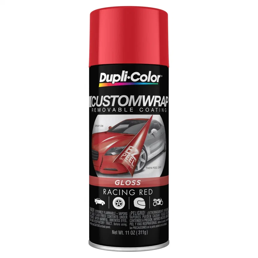 Dupli-Color VHT Canada CCWRC843, Removable Wrap Gloss Racing Red