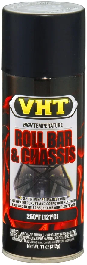 Dupli-Color VHT Canada CSP671, Roll Bar & Chassis Satin Black