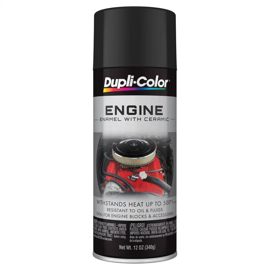 Dupli-Color VHT Canada CDE1634, Engine Enamel GM/Chrysler Black