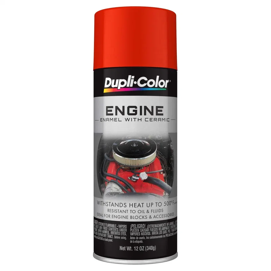 Dupli-Color VHT Canada CDE1607, Engine Enamel Chev Orange/Red