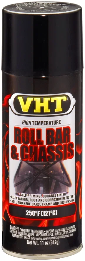 Dupli-Color VHT Canada CSP670, Roll Bar & Chassis Gloss Black