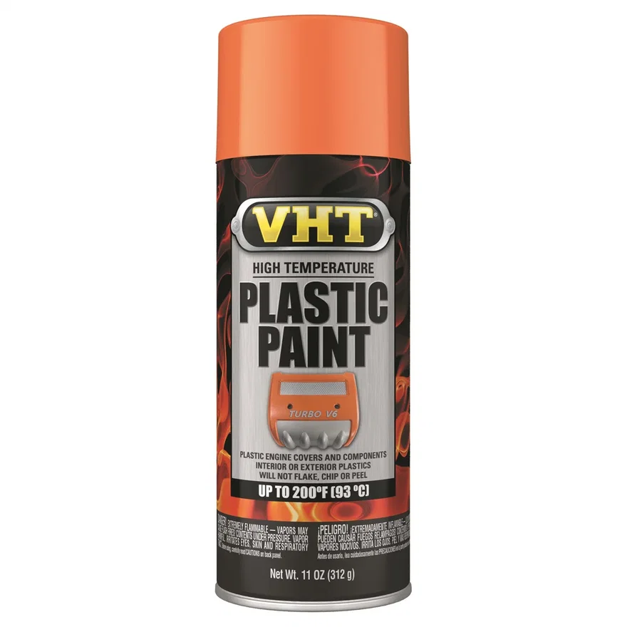 Dupli-Color VHT Canada CSP823, Hi-Temp Plastic Gloss Orange