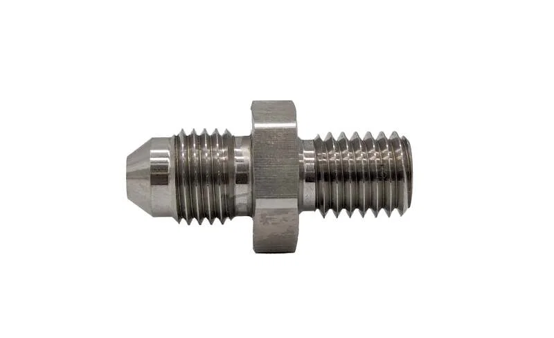 Forced Performance GBAN816-4-M1015, Stainless Steel M10x1.5 to -4AN Straight Fitting