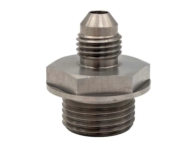 Forced Performance 3057000, M18 x -4AN Male Subaru EJ Oil Galley Adaptor