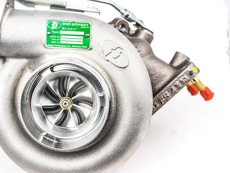Forced Performance 2005104-0502010, Mitsubishi Evo 9 Green FP54 Turbo BB Black Housing w/18PSI WG (Drop Ship Only)