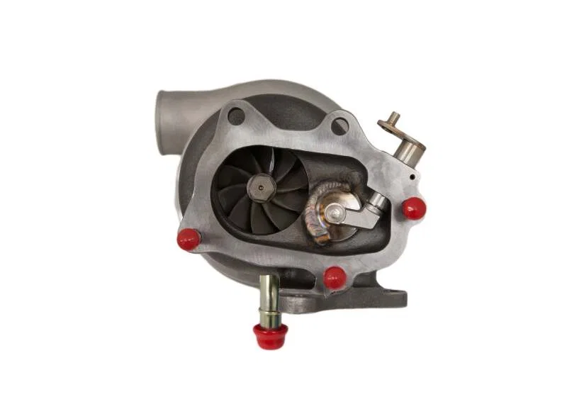 Forced Performance 2025141-0502010, Subaru STi Red Turbo 84mm Black Housing 18PSI TiAL MVI WG w/Oil Line (D/S Only)
