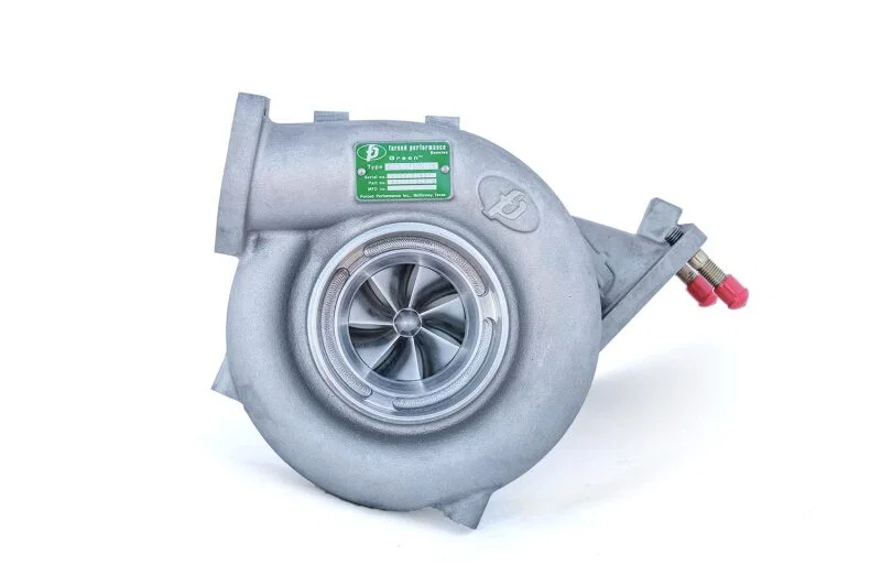 Forced Performance 2007020, Mitsubishi Evo 9 Green XR57SR Turbocharger Ball Bearing SS Turbine Housing