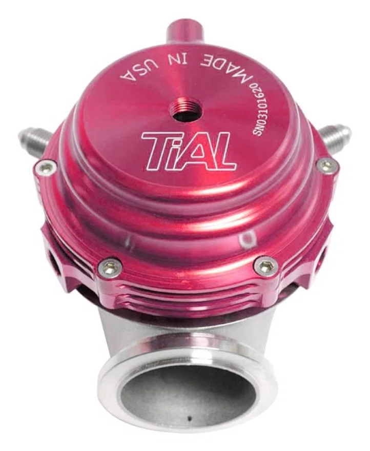 TiALSport 006749, MVR Wastegate 44mm 7.25 PSI w/Clamps - Red