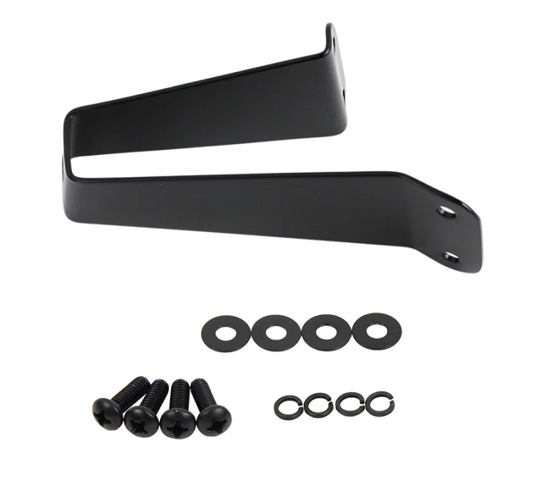 Kentrol 50460, 76-95 Jeep Wrangler YJ Tailgate Tire Stop - Powdercoat Black