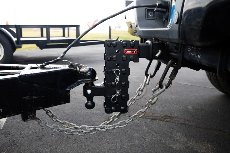 GEN-Y Hitch GH-2435X, Phantom-X 2.5in Solid Shank 10in Drop 1.6K TW 16K Hitch w/GH-052 (No Flat Towing)