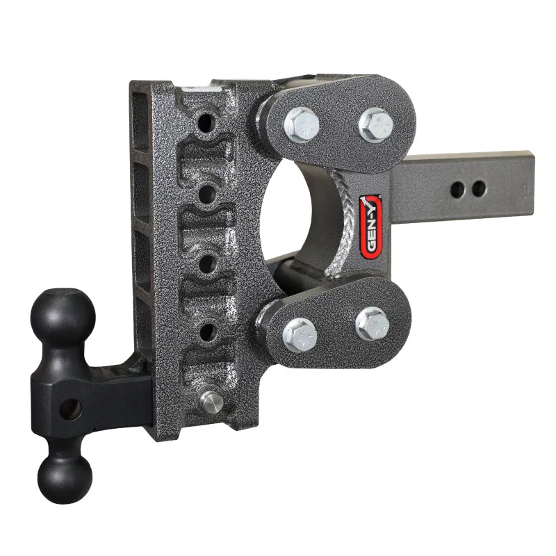 GEN-Y Hitch GH-1115, The Boss Torsion-Flex 2.5in Shank 7.5in Drop 1.7K TW 16K Hitch w/GH-051 Dual-Ball