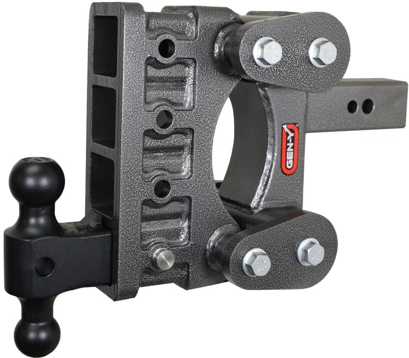 GEN-Y Hitch GH-2114, The Boss Torsion-Flex 2.5in Shank 6in Drop 3.5K TW 32K Hitch w/GH-0161 Dual-Ball