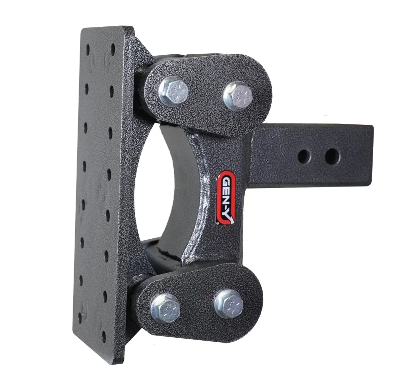 GEN-Y Hitch GH-1801, The Boss Torsion-Flex Pintle Plate 3in Shank 6.5in Drop 2.4K TW 21K Hitch