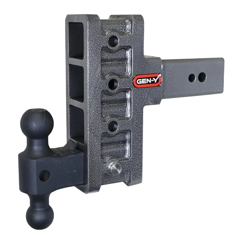 GEN-Y Hitch GH-2014, Mega Duty 3in Shank 6in Offset Drop 3.5K TW 32K Hitch w/GH-0161 Dual-Ball