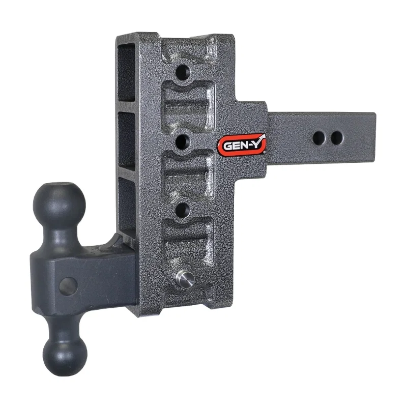 GEN-Y Hitch GH-914, Mega Duty 2.5in Shank 6in Offset Drop 3K TW 21K Hitch w/GH-061 Dual-Ball