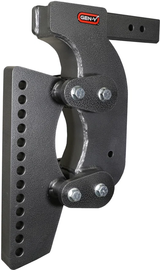 GEN-Y Hitch GH-1503, The Boss Torsion-Flex 2.5in Weight Distribution Shank 17.5in Drop 21K Hitch w/Stabilizer Kit
