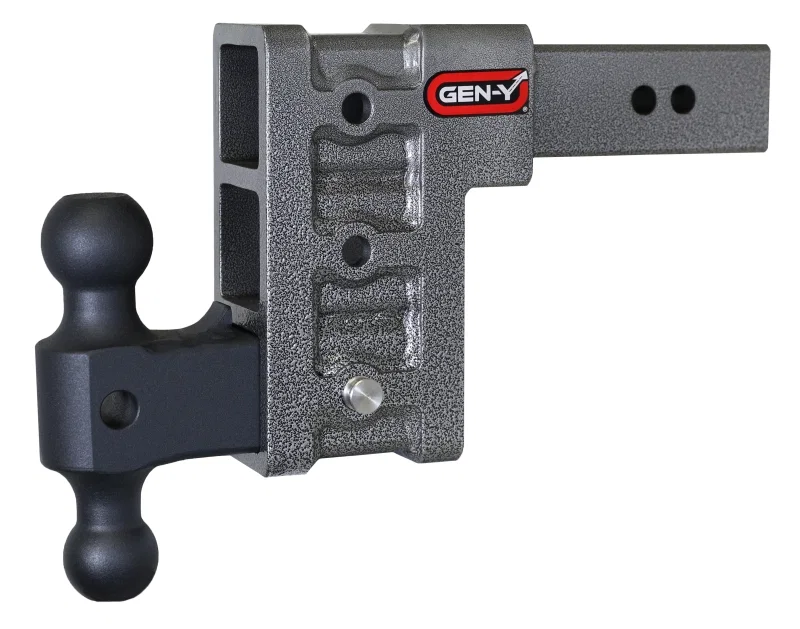 GEN-Y Hitch GH-613, Mega Duty 2.5in Shank 6in Drop 3K TW 21K Hitch w/GH-061 Dual-Ball