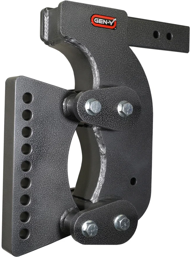 GEN-Y Hitch GH-1502, The Boss Torsion-Flex 2.5in Weight Distribution Shank 15in Drop 21K Hitch w/Stabilizer Kit
