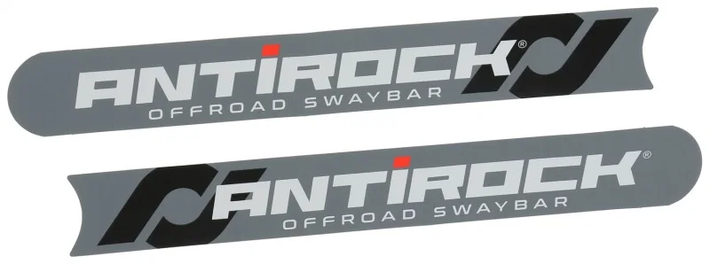RockJock RJ-720300-101, Antirock Sway Bar Arm Stickers for Flat Arms Pair