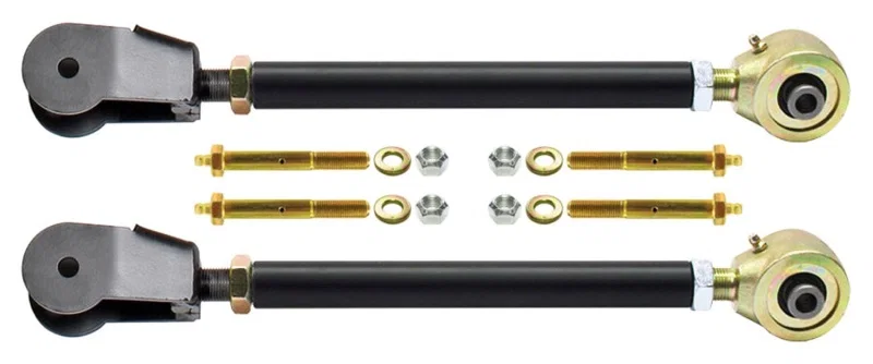 RockJock CE-9102SF, TJ/LJ/XJ/MJ Johnny Joint Front Upper Double Adjustable Control Arms for Jeep