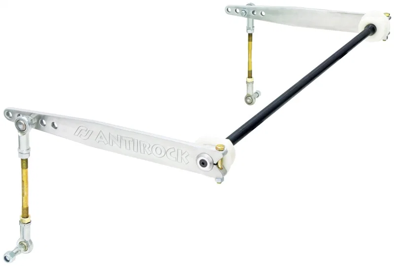 RockJock CE-9900A, TJ/LJ Antirock Sway Bar Kit Front Bolt-On Aluminum Arms for Jeep Wrangler