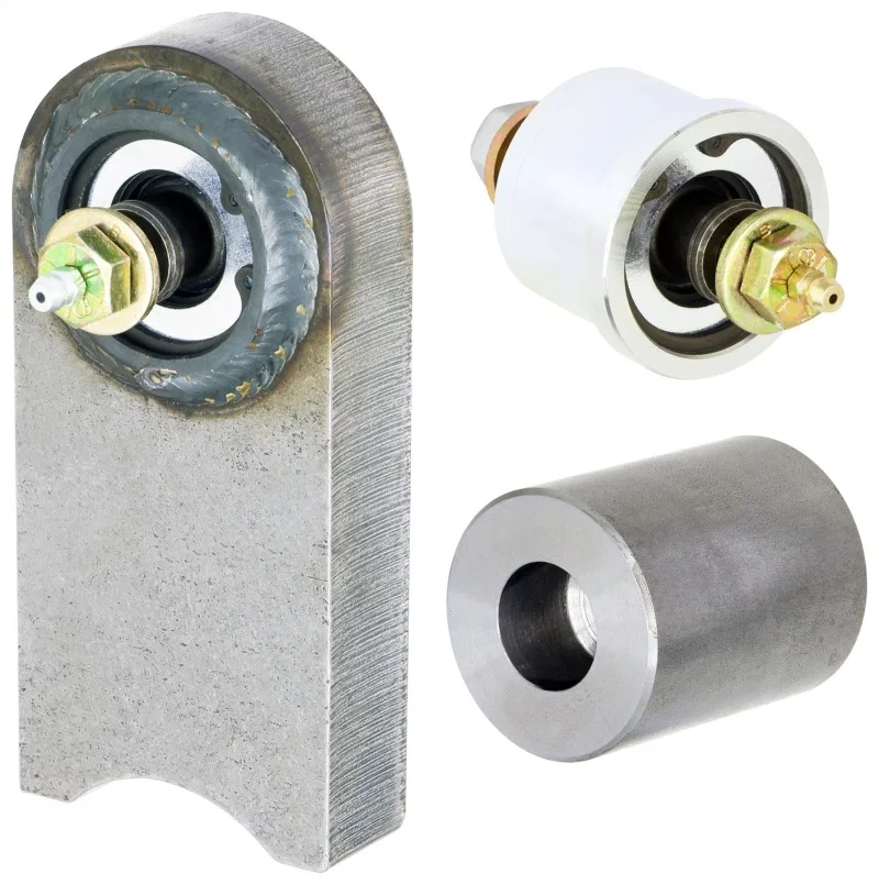 RockJock CE-9102K, TJ/LJ/XJ/MJ Johnny Joint Kit Front End Housing 30 or 44 w/ 7/16in Thru Bolts for Jeep