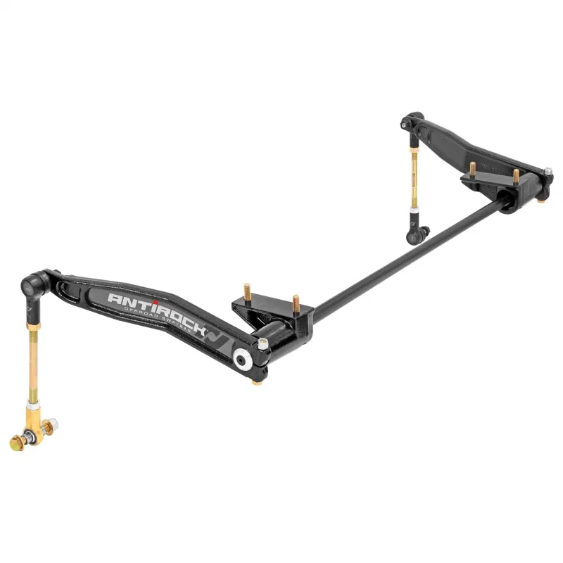 RockJock RJ-246100-101, JL/JT Antirock Sway Bar Kit Front Forged Arms Steel Brackets .850in Bar for Jeep