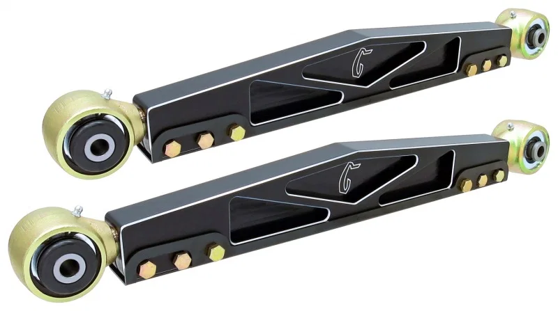 RockJock CE-9807FLAB, JK Johnny Joint Billet Aluminum Control Arms Front Lower Adjustable Pair for Jeep