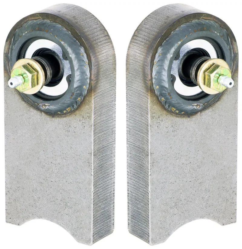 RockJock CE-9102K2, TJ/LJ/XJ/MJ 2WD Johnny Joint Kit Front Beam Housing 7/16in Thru Bolts for Jeep