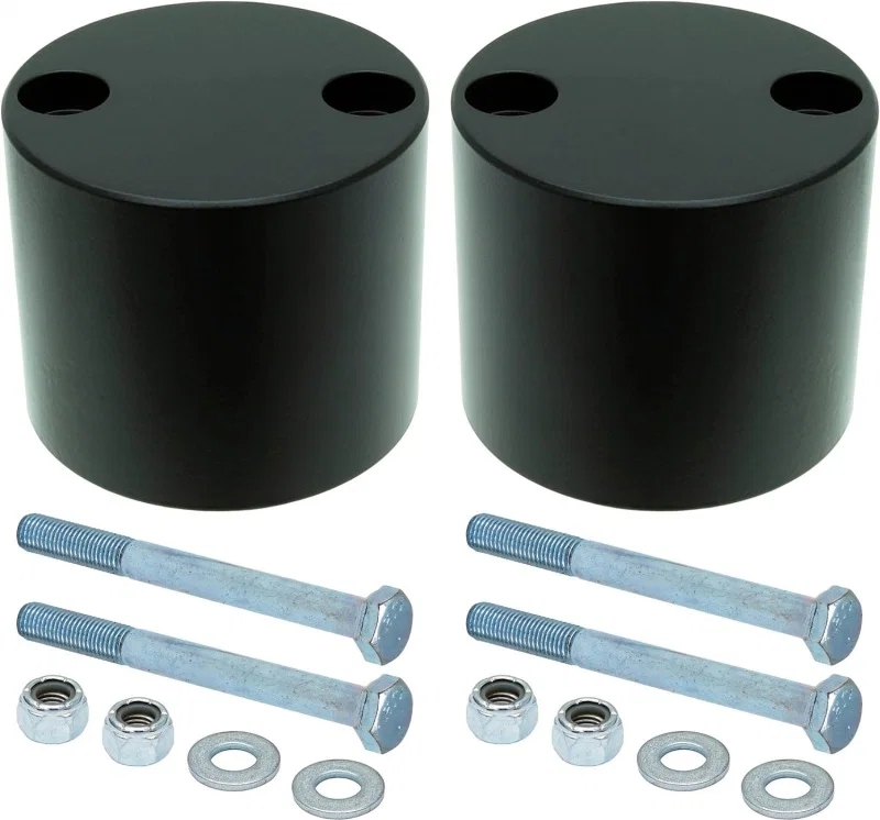 RockJock CE-9807RBSK, JK Bump Stop Kit Rear w/ Billet Aluminum Spacers Urethane RockJock Bump Stops Hardware for Jeep