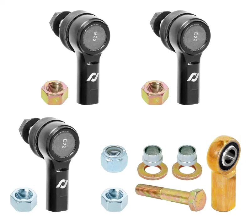RockJock RJ-527001-101, JL/JT Front Adjustable Sway Bar End Link Rod End Pack Sealed Style for Jeep