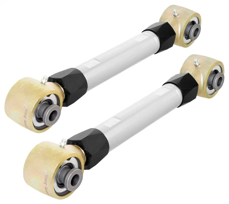 RockJock RJ-182501-101, 2021+ Bronco RockNut Billet Aluminum Johnny Joint Rear Upper Control Arm Set Adjustable