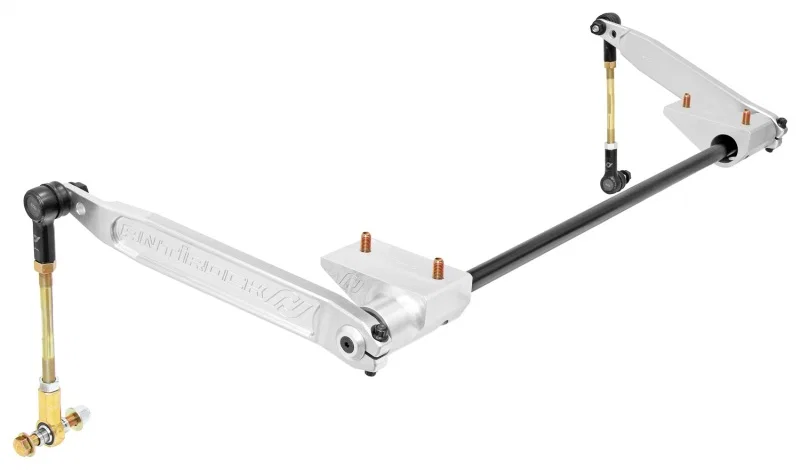 RockJock RJ-246101-103, JL/JT Antirock Sway Bar Kit Front Billet Aluminum Arms - .850in Bar for Jeep