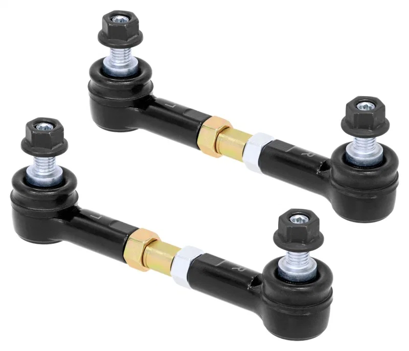 RockJock RJ-283100-101, Adjustable Sway Bar End Link Sealed Rod End Joint 3 1/2in Long 1/2in LH/RH Thread