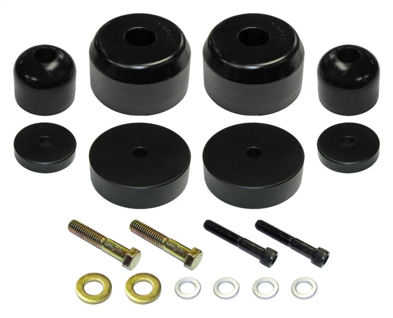 RockJock CE-9122F, TJ/LJ/XJ/MJ Front Bump Stop Kit for Jeep