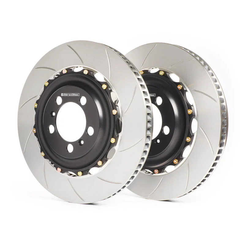 GiroDisc A1-302, 2021+ Lamborghini Huracan STO (w/Carbon Ceramic Brakes) Front Slotted Rotors