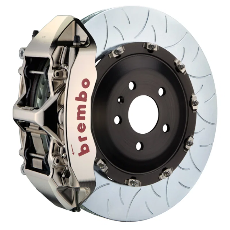 Brembo 1N3.9538AR, SS Front GTR BBK 6 Piston Billet405x34 2pc Rotor Slotted Type-3- Nickel Plated for Chevrolet Camaro