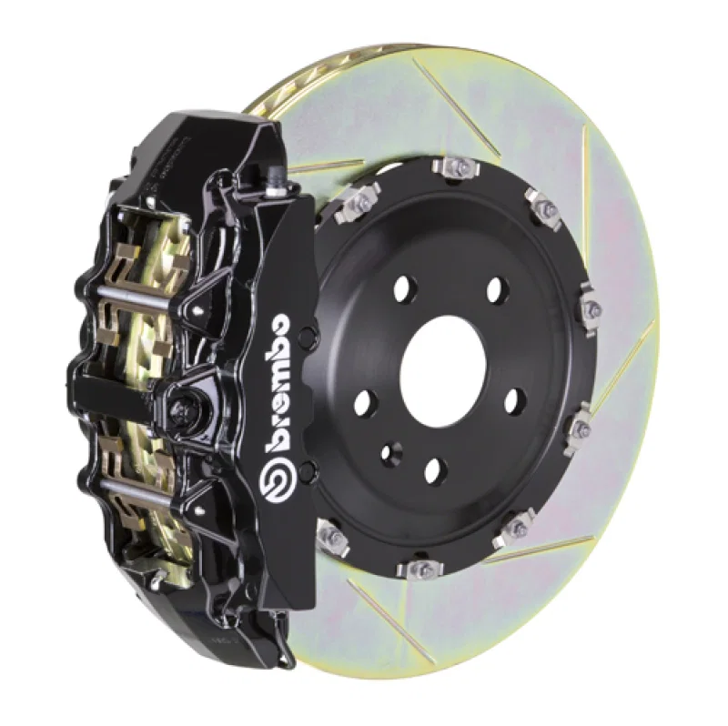 Brembo 1G2.9020A1, 00-05 ML500/ML55 AMG Front GT BBK 8 Piston Cast 380x34 2pc Rotor Slotted Type1-Black for Mercedes-Benz