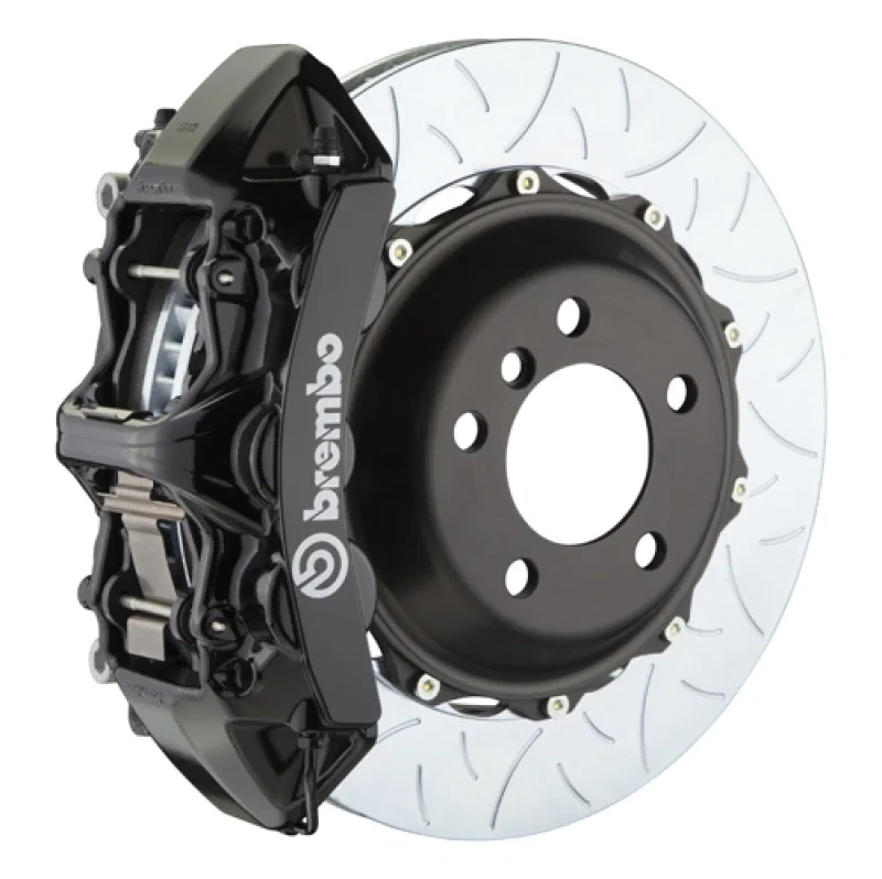 Brembo 1M3.9019A1, 00-03 M5/97-03 5-Series Front GT BBK 6 Piston Cast 380x32 2pc Rotor Slotted Type3-Black for BMW
