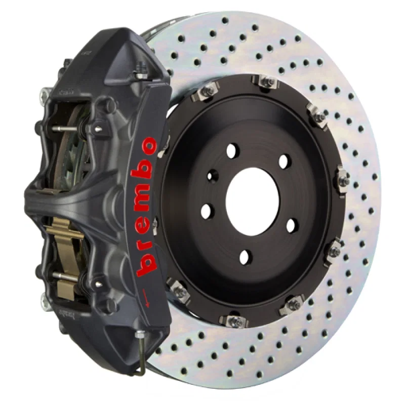 Brembo 1N1.9020AS, 00-03 Z8 (E52) Front GTS BBK 6 Piston Cast 380x34 2pc Rotor Drilled-Black HA