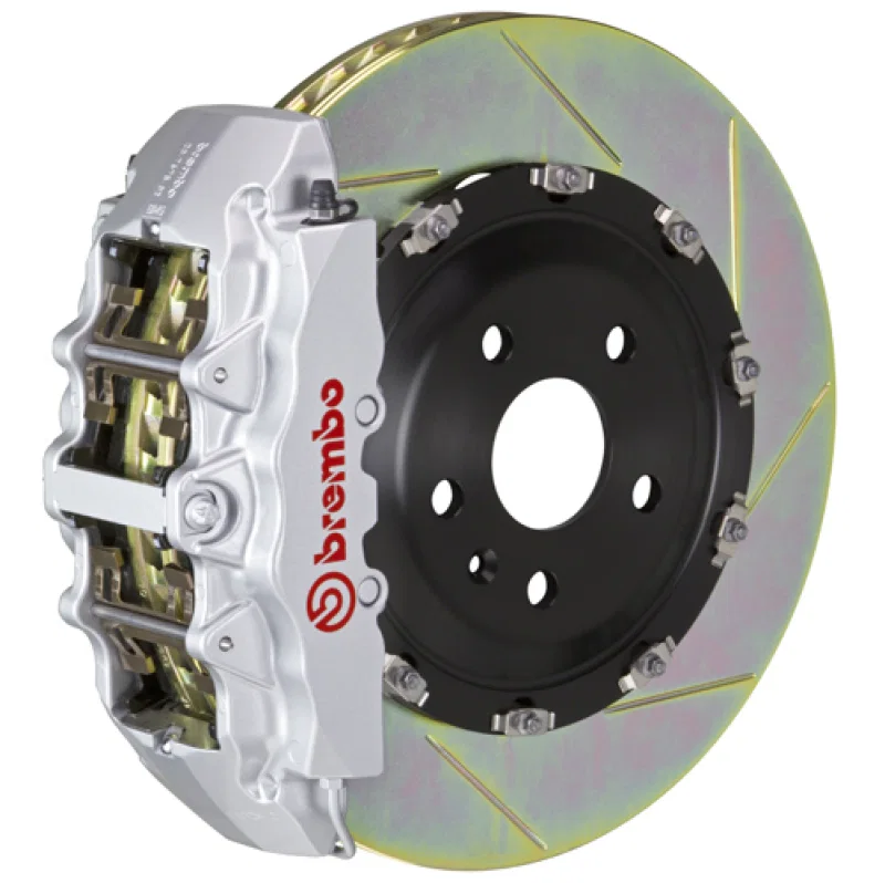 Brembo 1N2.9020A3, 00-03 Z8 (E52) Front GT BBK 6 Piston Cast 380x34 2pc Rotor Slotted Type-1-Silver