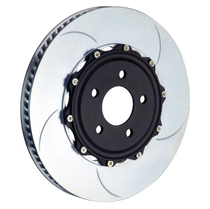 Brembo 202.6002A, 00-04 360 Challenge Rear 2-Piece Discs 328x28 2pc Rotor Slotted Type-5 for Ferrari 360