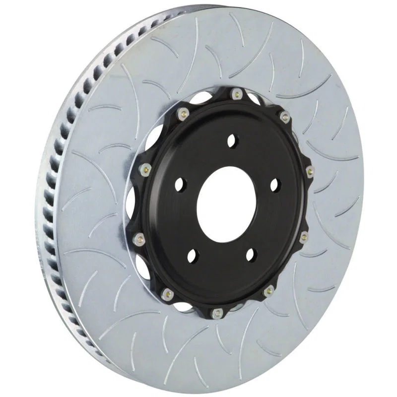Brembo 103.8011A, 00-04 996 GT3 Cup Front 2-Piece Discs 350x34 2pc Rotor Slotted Type-3 for Porsche 911