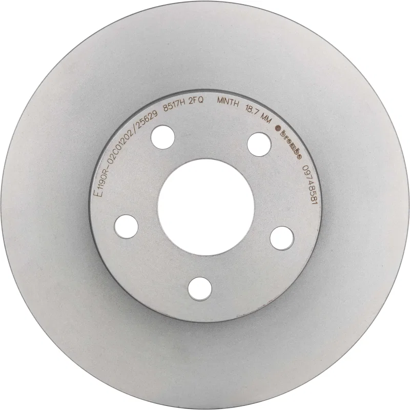 Brembo OE 09.7485.81, 92-98 Oldsmobile Achieva/1991 Cutlass Calais Front Premium UV Coated OE Equivalent Rotor