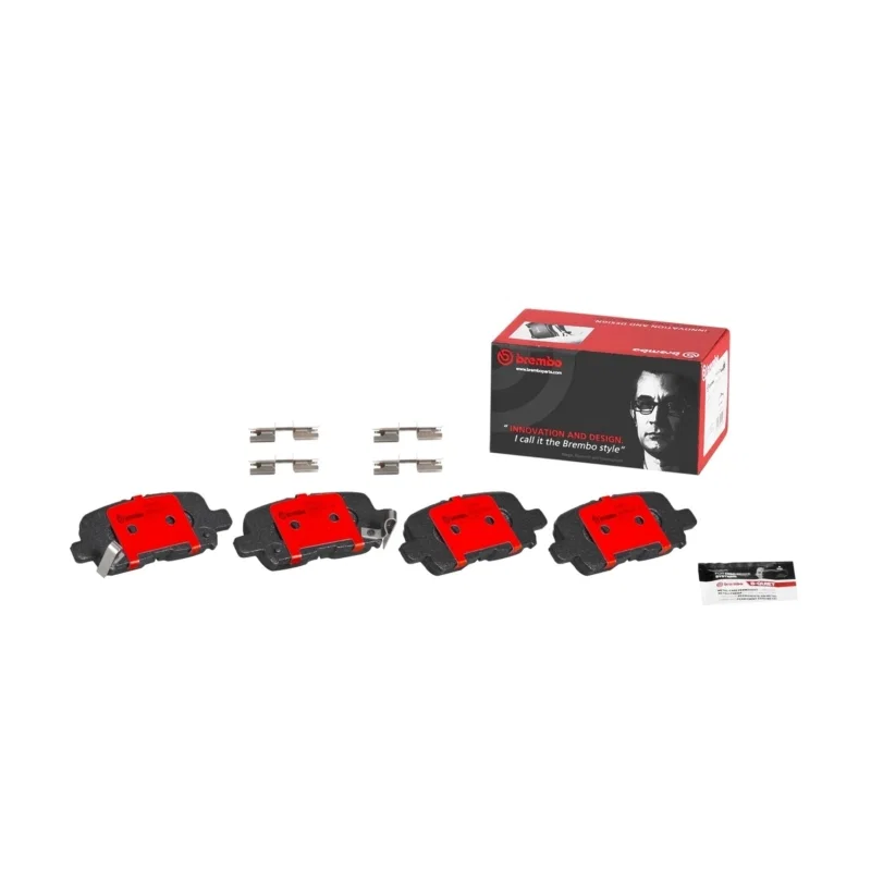 Brembo OE P28057N, 01-06 Acura MDX/02-04 Honda Odyssey/03-08 Pilot Rear Premium NAO Ceramic OE Equivalent Pad