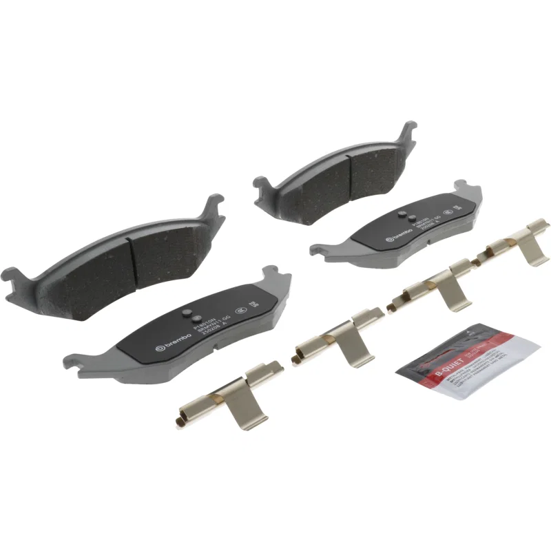 Brembo OE P18010N, 02-10/11-18 RAM 1500/03-09 Dodge Durango Premium NAO Ceramic OE Equivalent Pad